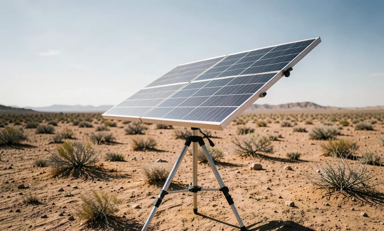 Iris T1: Generador solar portátil que sigue al sol