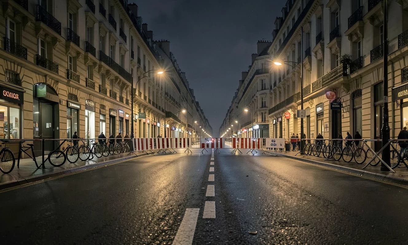 Kutsal Ayaklar'da Çöküş Sonrası Paris'te Gece 23:00'den 06:00'e Gece Kapanı