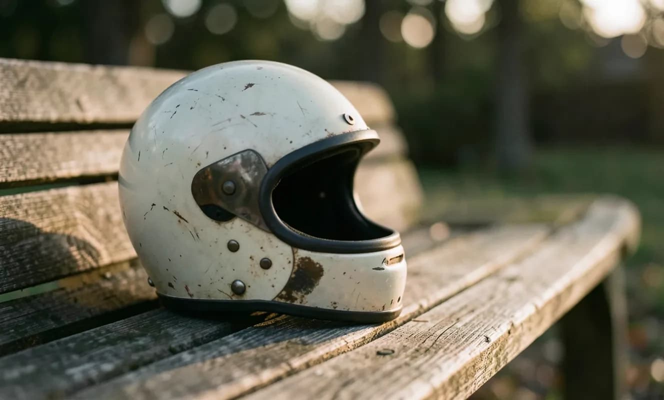 1970年代のバイクヘルメットの外観と安全性