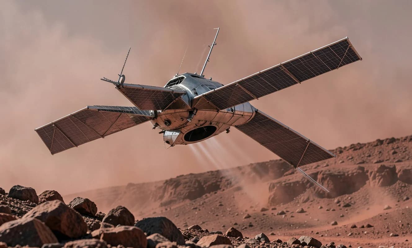 NASA'nın Phoenix Mars Lander'ı Mars'a yol açtı
