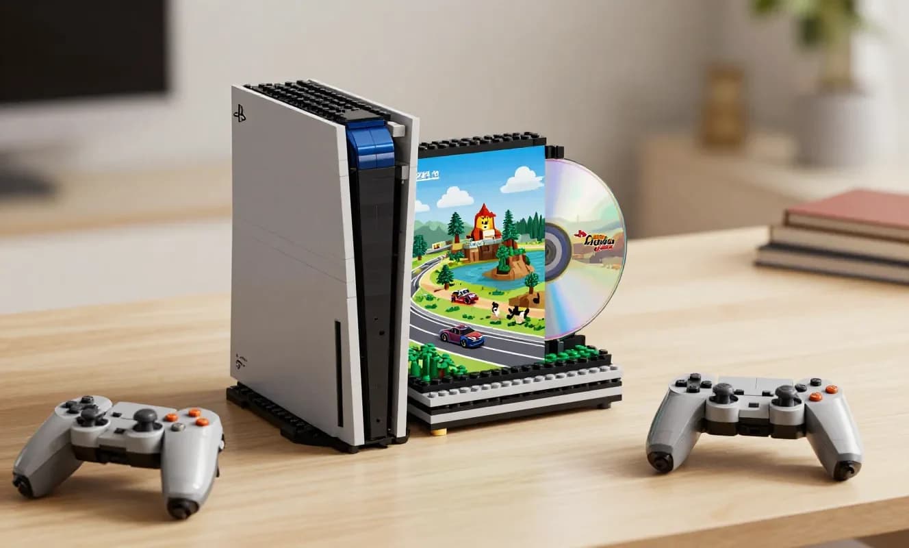 LEGO PlayStation seti 1911 parça ile初代 PlayStation'ı gerçek boyutta yeniden yaratıyor