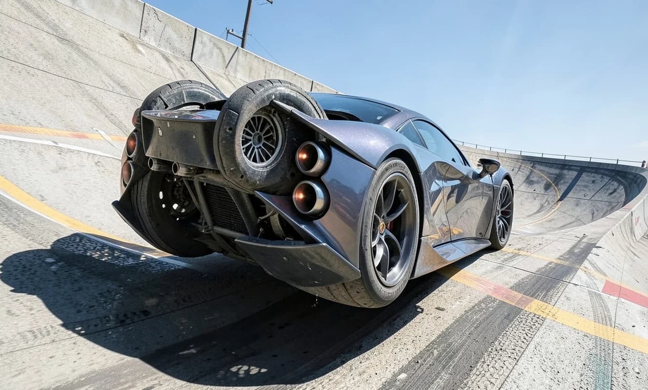 Tesla Roadster ters sürdü, uçuş gösterdi ve 60 mil/saati bir saniyenin altına indirdi