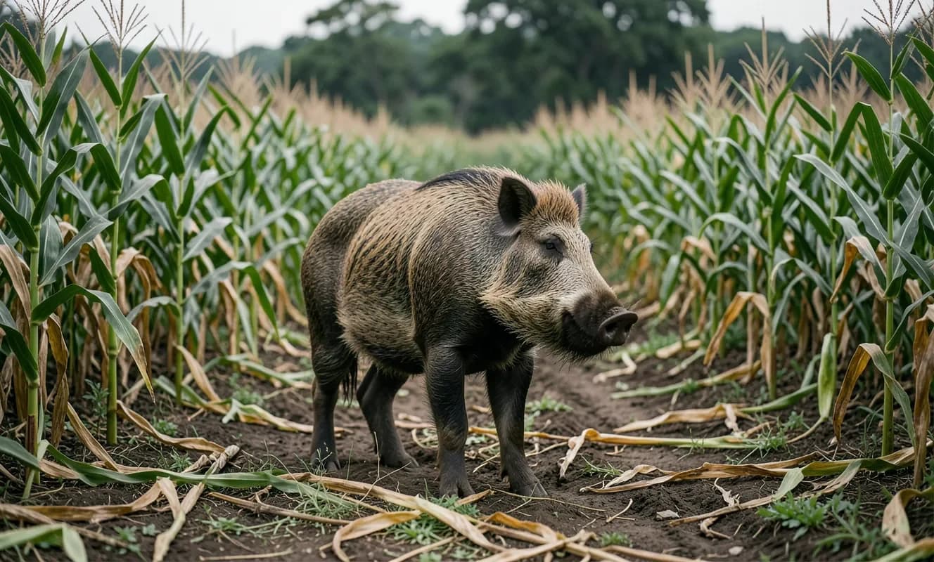 ブラジルの野生イノシシが抗生物質耐性菌を拡散