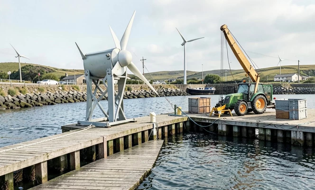 İskoçya'da küçük ölçekli tidal jeneratör 'Swimmer Turbine', sahil topluluklarına enerji bağımsızlığı vaat ediyor