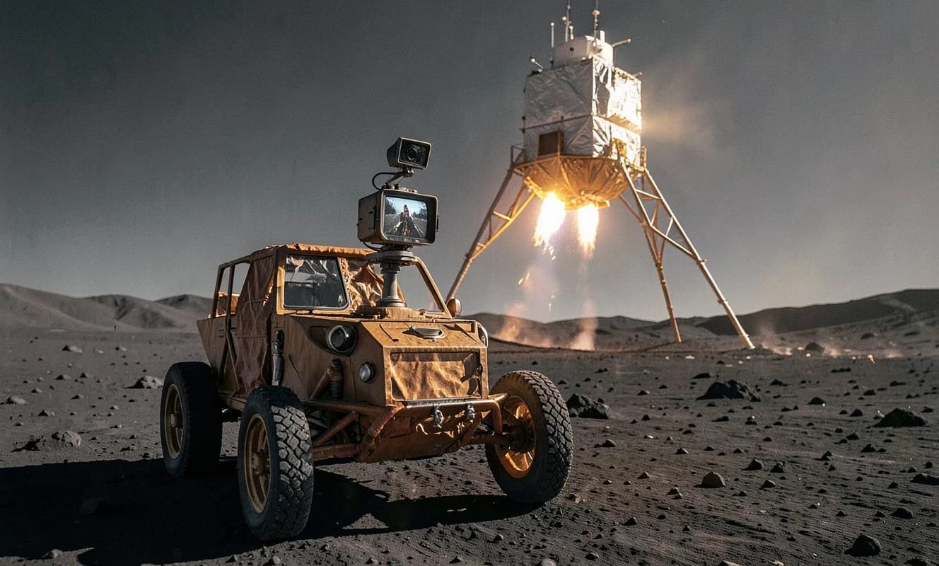 Apollo 15：月面からの初の生中継発射