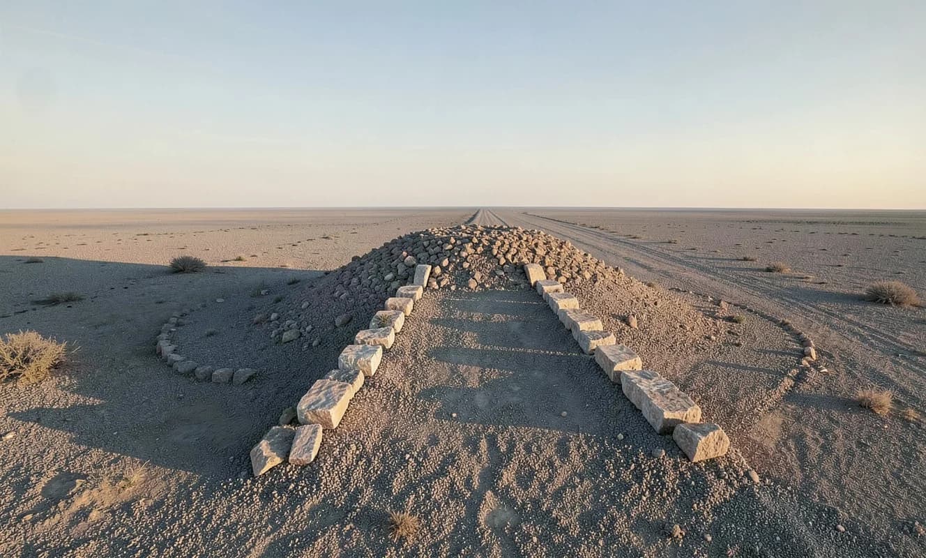 Sahra Çölünde 55 Metrelik 'Antenneli' Mezar 4.400 Yıllık Olduğu Kanıtlandı