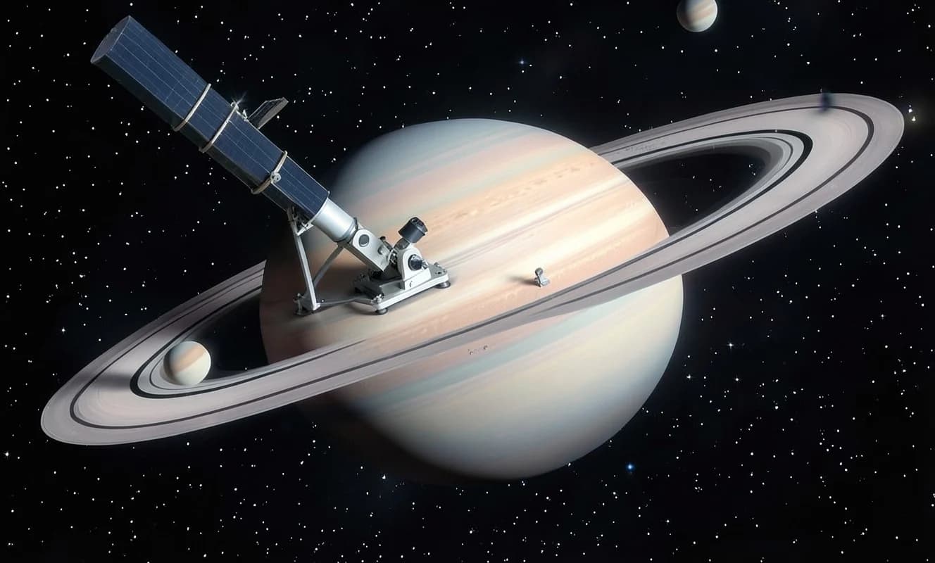 Satürn Sistemi, Nadir Atmosferik Koşullarda Ayrıntılı Görüntülendi