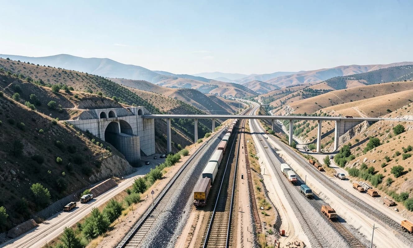 Yerköy-Kayseri YHT hattında fiziki ilerleme %50'yi aştı, 2026 hedefleniyor