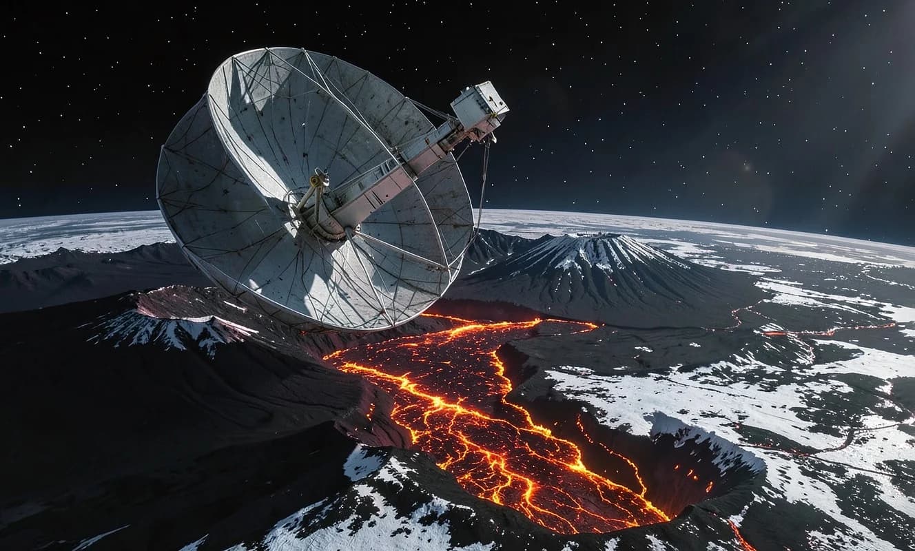 NASA-ISRO NISAR uydusu, 500 yıldır uyuyan Kamçatka volkanı patlamasını zaman içinde izledi