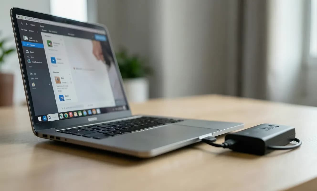 USB dokunmatı ekranlı bir bilgisayar arkadaşı olarak da kullanılır
