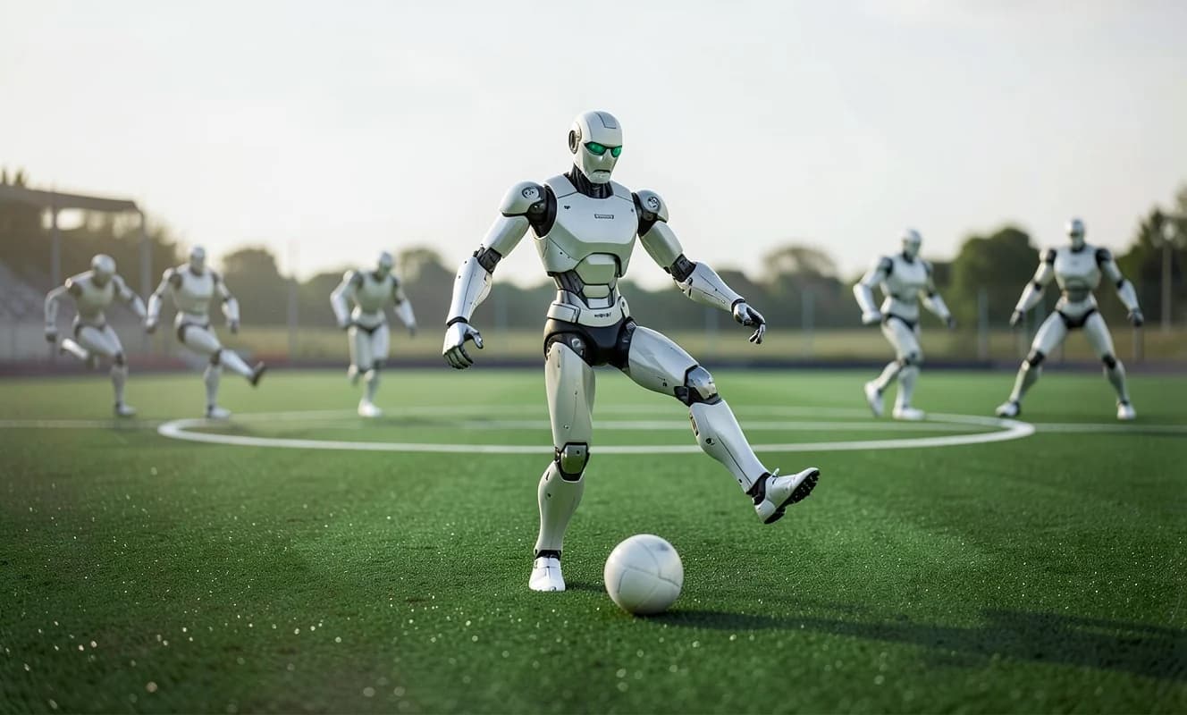 RoboCup Humanoidlar 11'lik Futbol Maçını Tarihine Etti