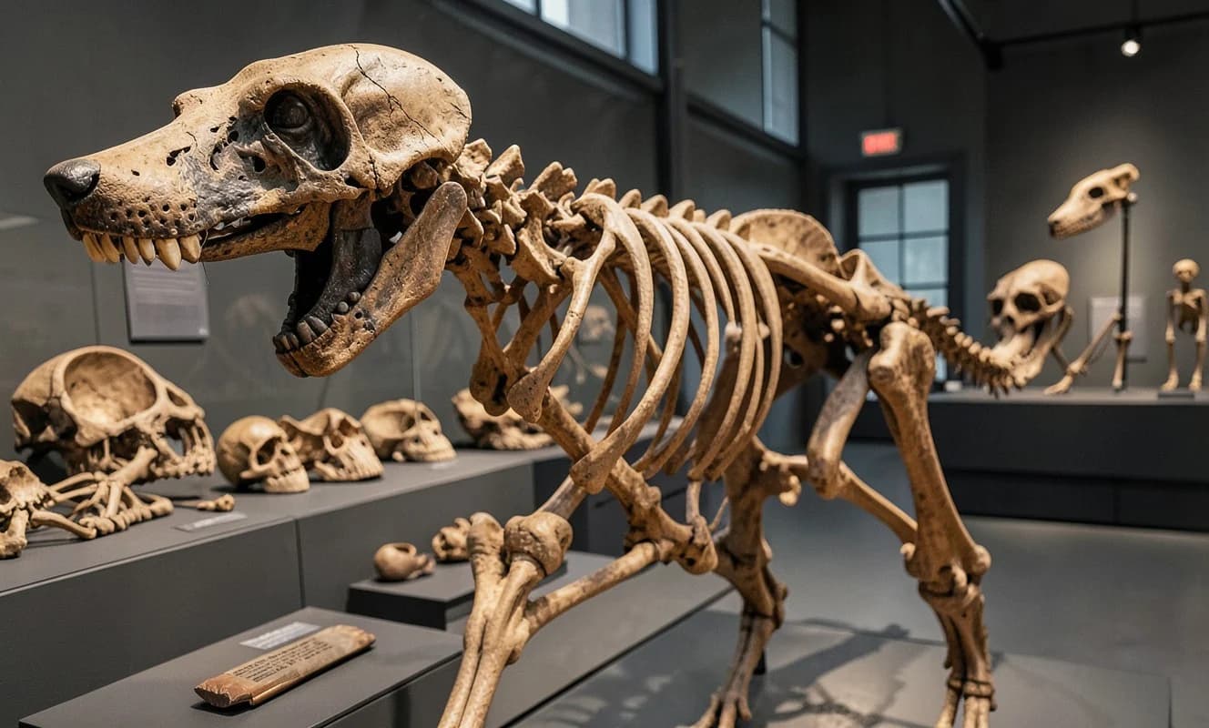 30万年前の犬の化石発見：同種の完全な化石