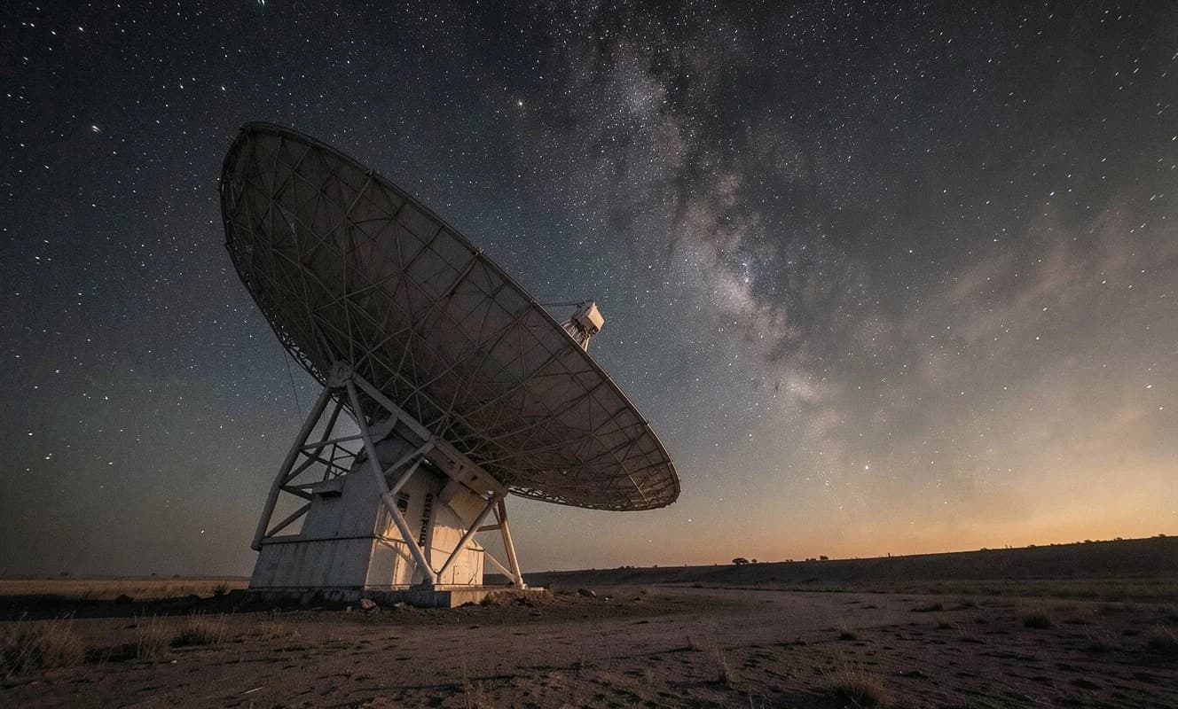 Se están monitoreando los desechos espaciales con telescopios de radio