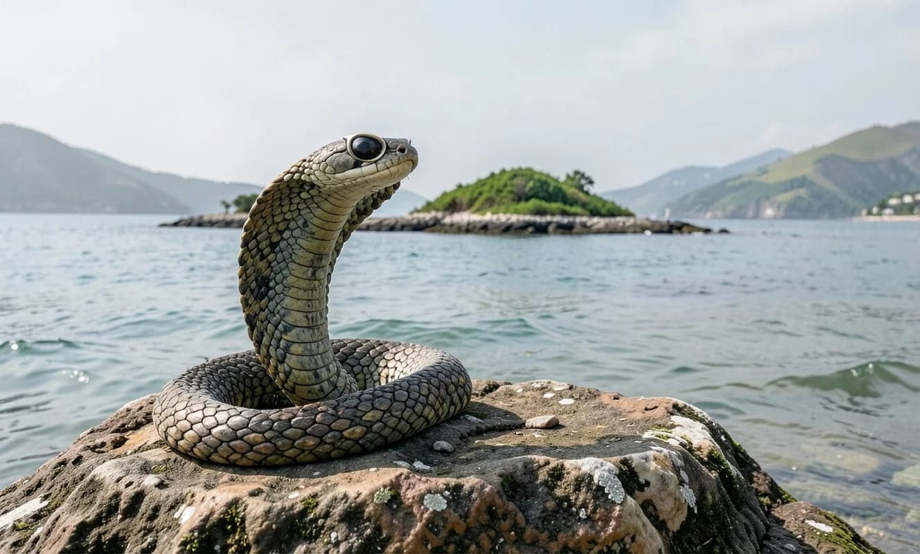 Sri Lankan spectacled cobra populasyonları 2 milyon yıl önce Hindistan kıyısından ayrıldı