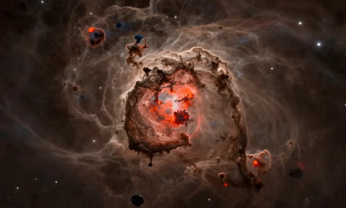 Hubble ve Webb, 7.500 ışık yılı uzaktaki 'Kedinin Gözü' Nebulası'nın yeni görüntülerini çekti