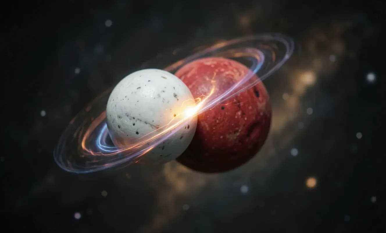 白色矮星と赤色矮星の二重星系は宇宙レーザーをどのように強化するか