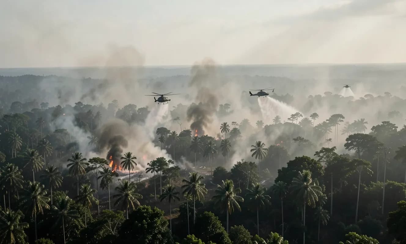 Indonesia yangınlarla mücadeleini bulut çökelterek ve su bombalamayla artırdı