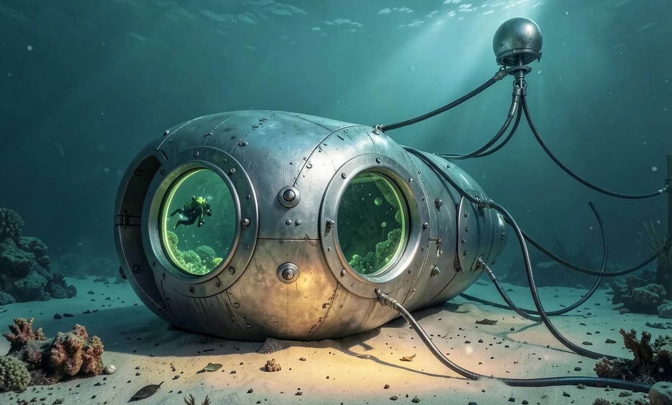 Deniz altı 'uzay istasyonunda' 5 gün: Mars misyonu simülasyonu için Jules' Undersea Lab'da yaşam