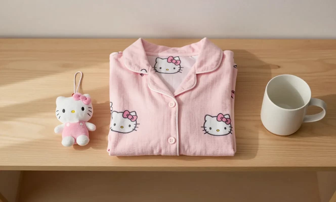Gelato Pique x Sanrio Characters 2. Kolaborasyon: Hello Kitty, My Melody, Kuromi ve Daha Fazlası Moko Moko Ev Giyimi Çıktı