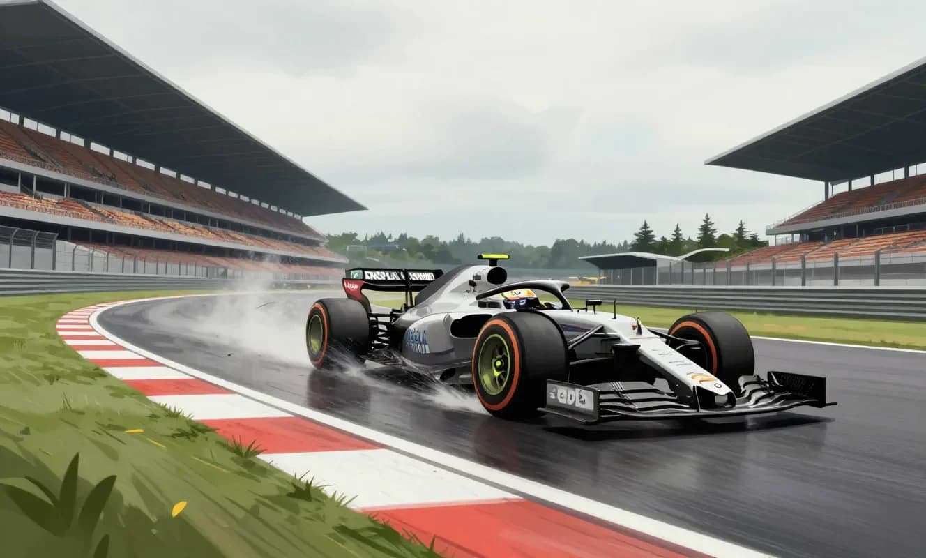Verstappen, Singapur Sprint'ini yağmurlu kaosta kazandı; Russell çarptı, McLaren çiftçileri çarpıştı