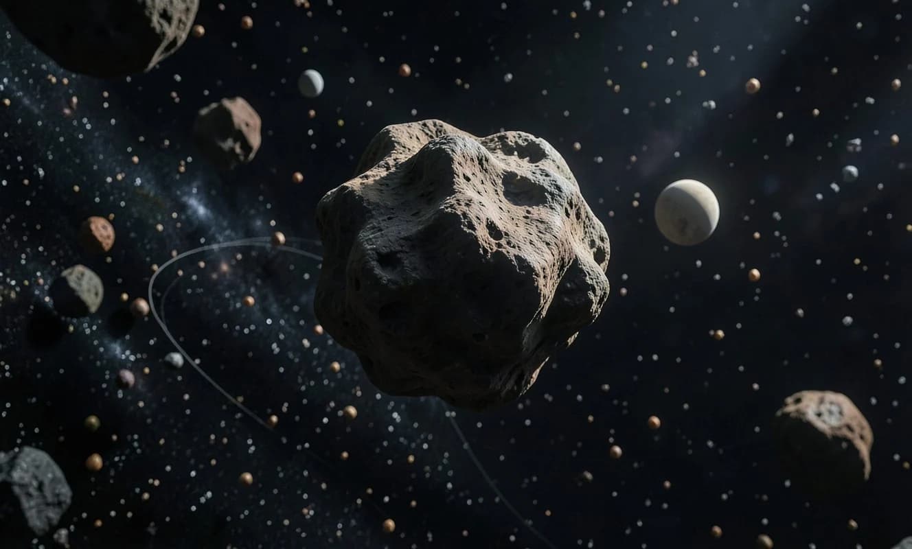 Güneş sistemimizde ilk kez üç başlı asteroit keşfedildi — ve bir küçücük ayı var