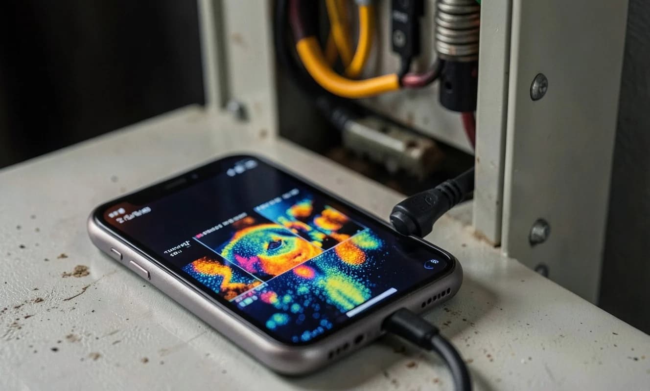Cámaras térmicas USB-C llevan imágenes de calor profesional a sus teléfonos inteligentes