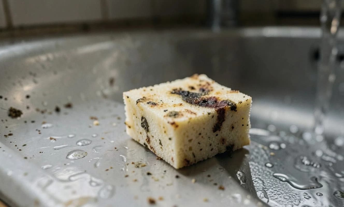キッチンスポンジに有害な細菌が数週間生存可能