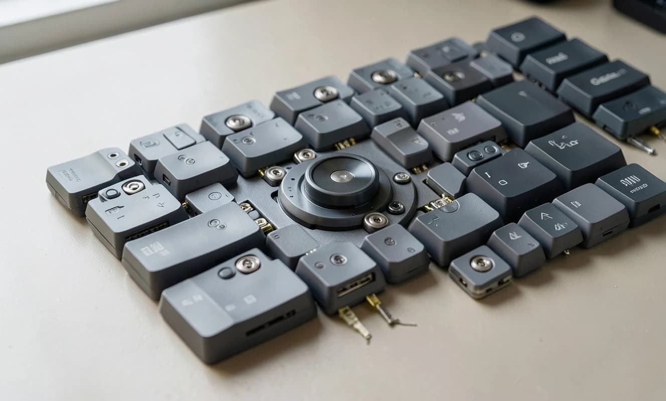 Keybytes projesi, her tuşun kendi devre kartı içeren açık kaynaklı klavyeler için pazarlaşıma hazır