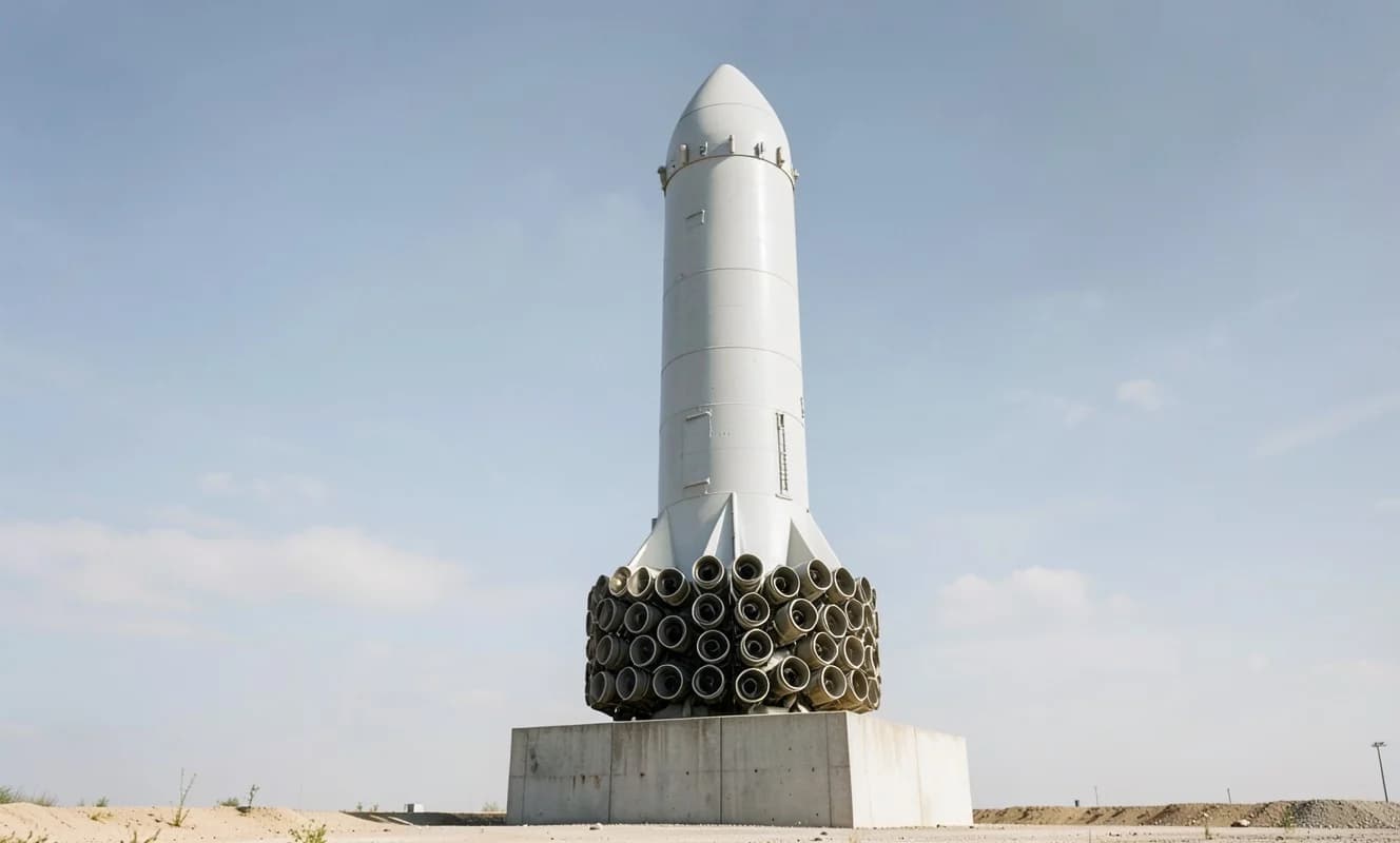 SpaceX, Starship Uçuş Testi 15 için Super Heavy propulsörünün 33 motorlu statik ateş testini tamamladı