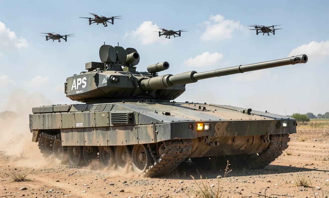 Rusya, T-90M tankında Arena-M aktif koruma sistemini İHA'lara karşı test etti