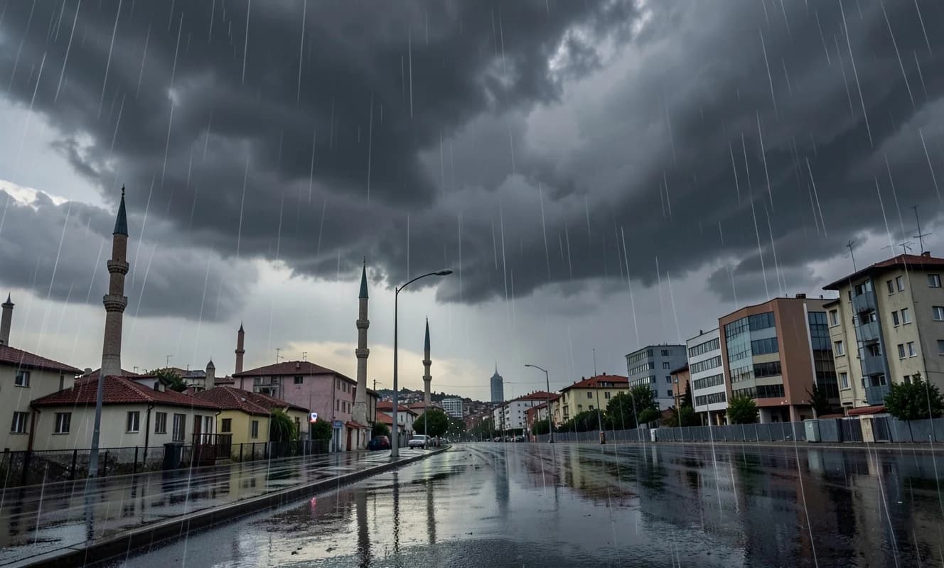 İçişleri Bakanlığı 13 il için şiddetli yağmur ve gök gürültülü sağanak uyarısı yayınladı