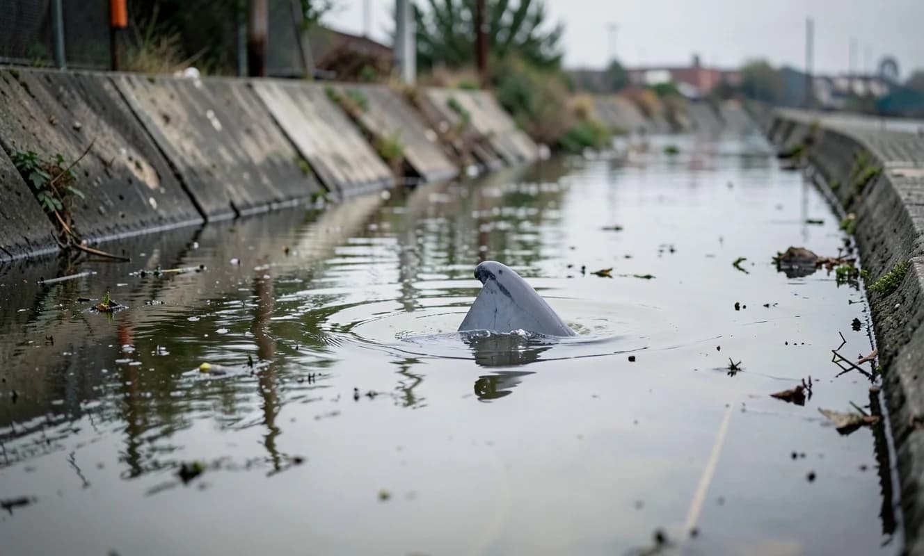 Bangladeş'in ağır kirli Buriganga Nehri'nde 20 Ganges nehir yunusunun hayatta kalması belirlendi