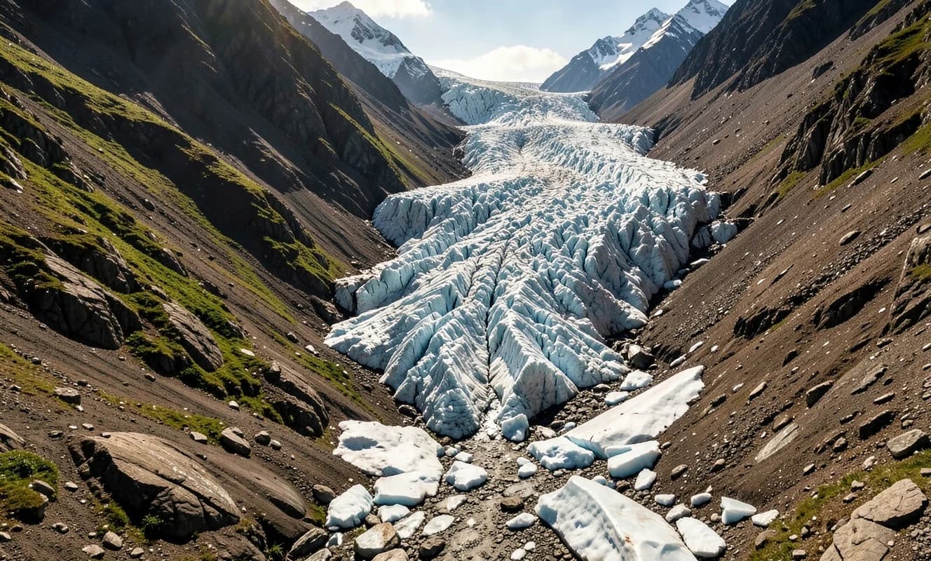 Nepal-Tibet sınırındaki felaket buzulların çökmesiyle gerçekleşti, iklim değişikliği erimeyi %25 hızlandırdı