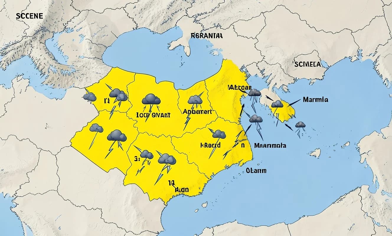 La MGM emite una alerta amarilla para 14 provincias