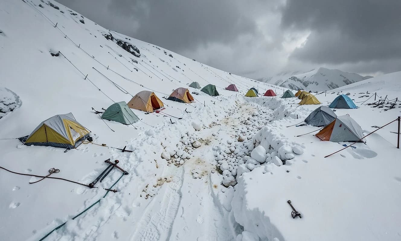 Himalayalarda himsar sonucu 10 Nepal şeridi kayıp