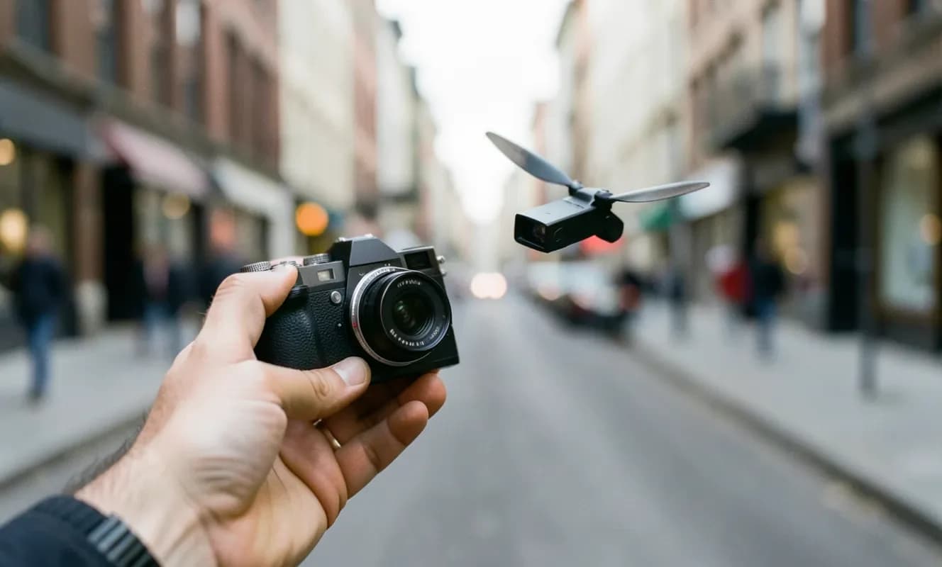 HoverAir Versa, elimden havaya dönüşen pocket gimbal kamerası