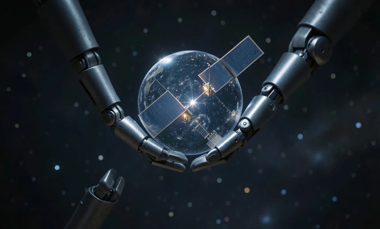 NASA Destekli Robotik Görev, Uzayda Uydu Bakımına Başlıyor