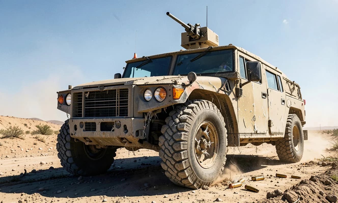 Wardogs'ta Humvee'leri durdurmanın basit yolu: lastikleri vurun