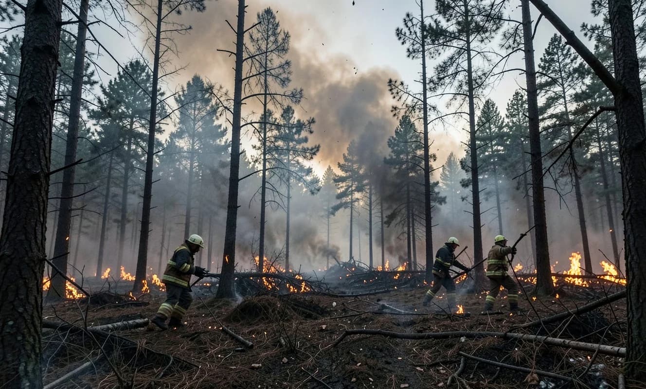 新たな山火事がギリシャを襲う：強風が消火活動を困難に