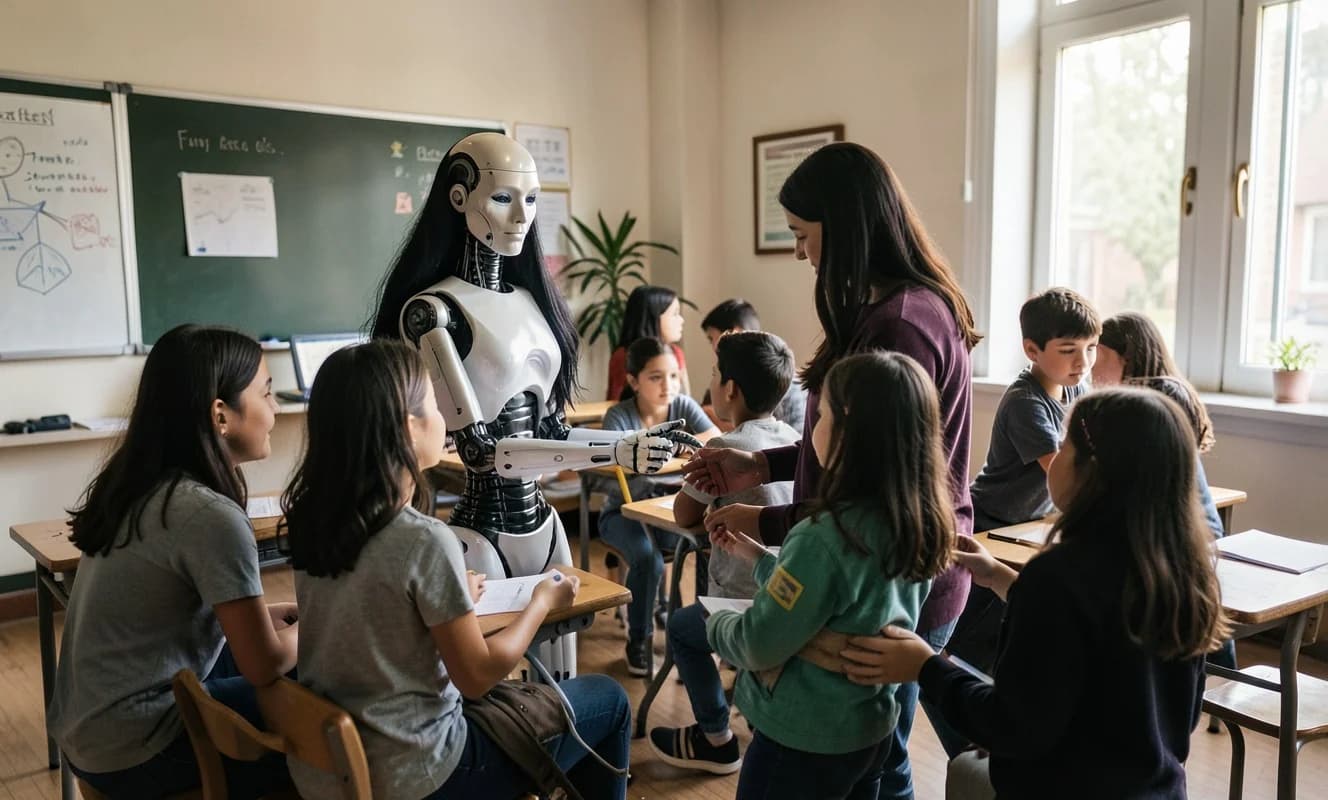ニューヨークの学校、人間型AIロボット教師の導入を停止