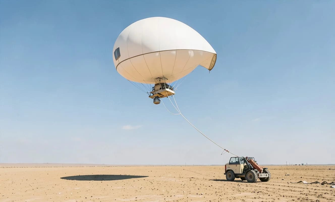 İsrail Havacılık ve Uzay Sanayii radar taşıyan POINT AIR balon sistemini tanıtıyor