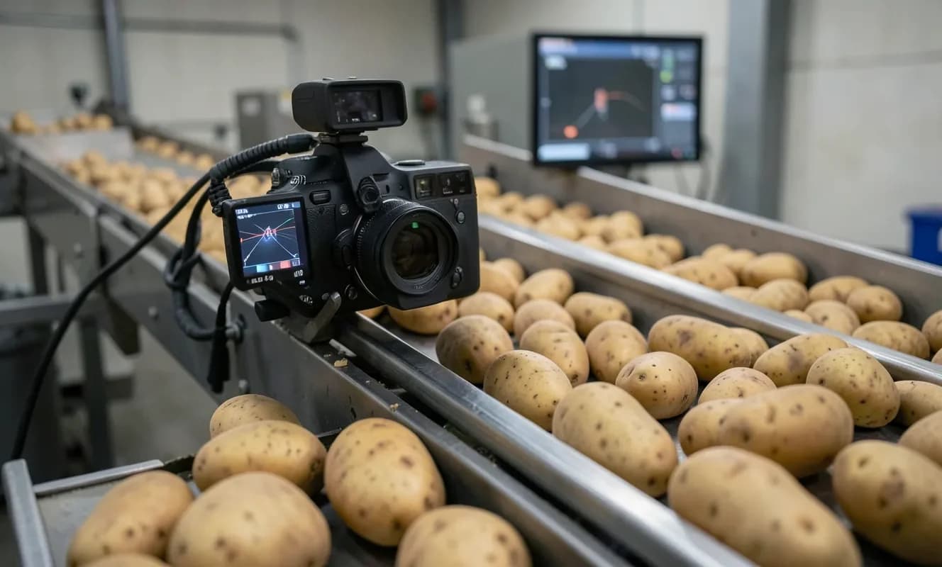 Sistema de clasificación de patatas con IA de Karevo