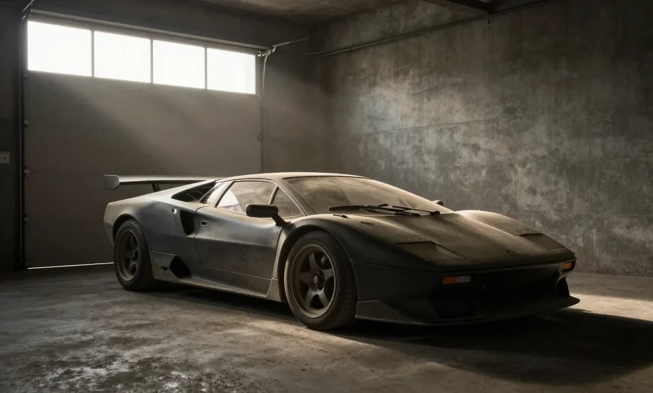 Lewis Hamilton rescata un Ferrari F40 que permaneció 30 años en un garaje