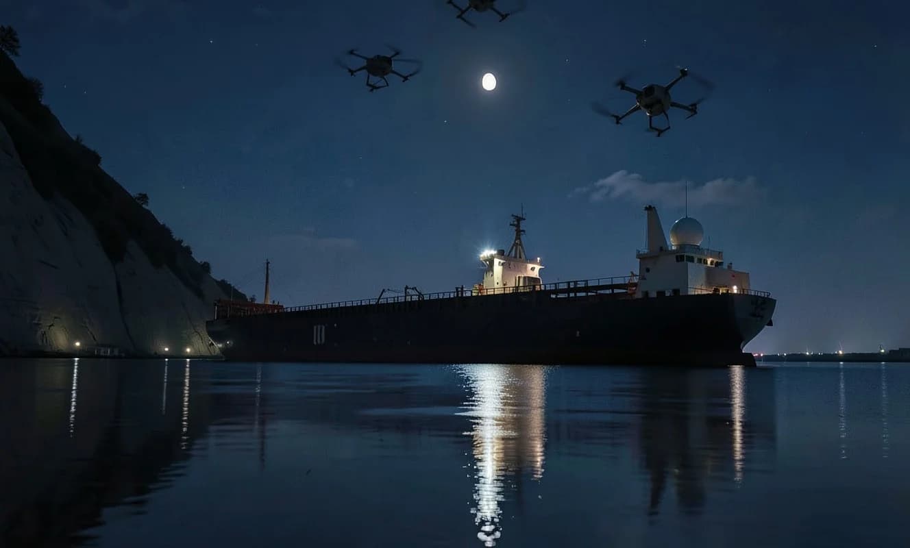 Los petroleros cruzan el estrecho de Ormuz sin luces ni radio, bajo amenaza de drones