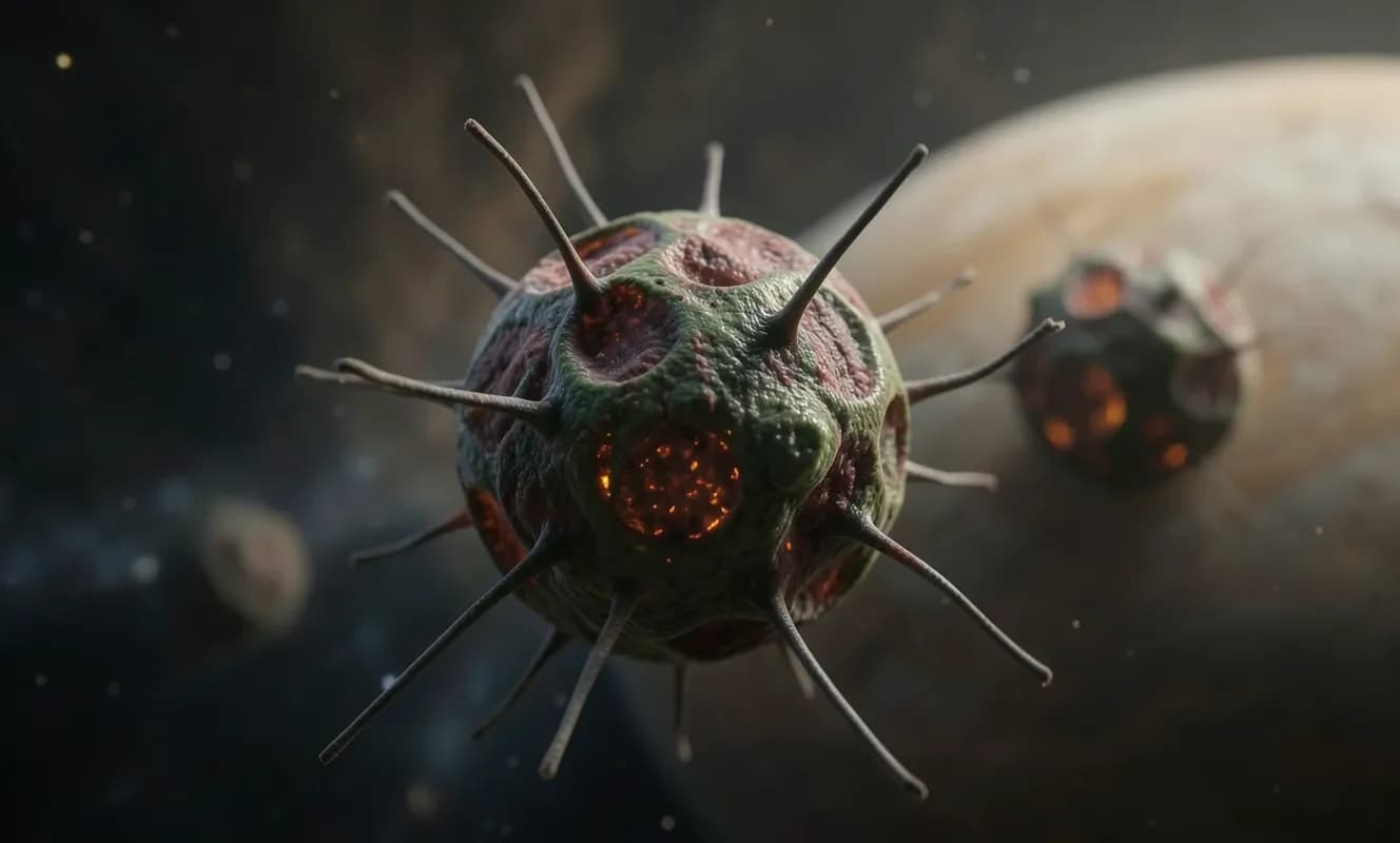 Forma de vida extraterrestre diseñada: Detectar microbios en el espacio