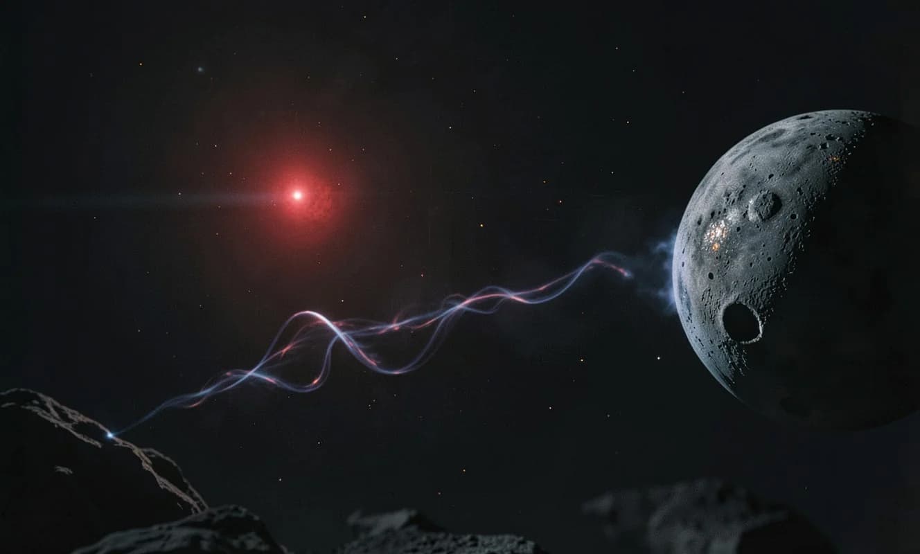 La atmósfera de un planeta descubierta mediante fuga de helio