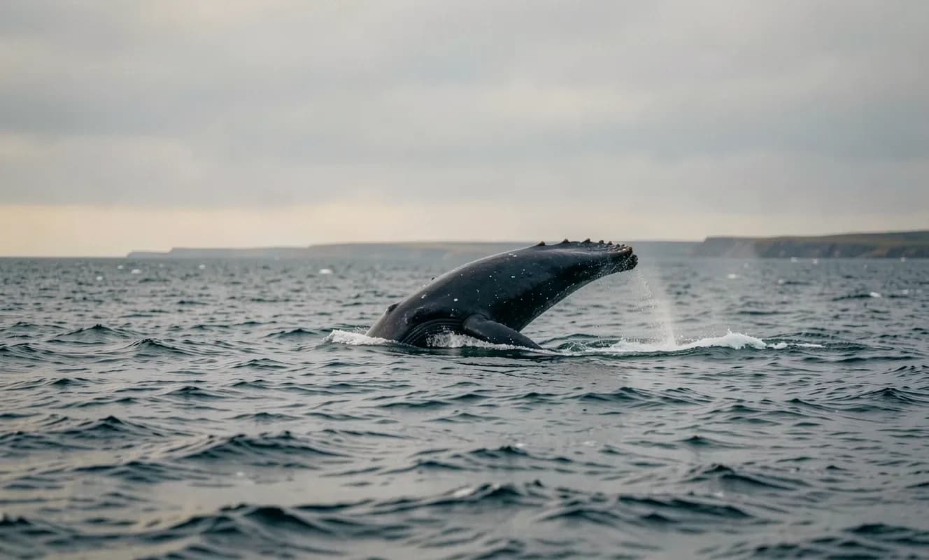 青鯨とザトウクジラの南東大西洋へのゆっくりとした回帰