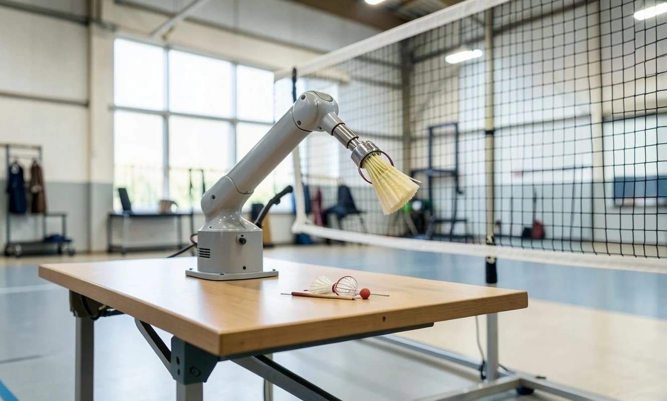 Badminton Servis Robotu: Endüstriyel Kolun Çevrimi