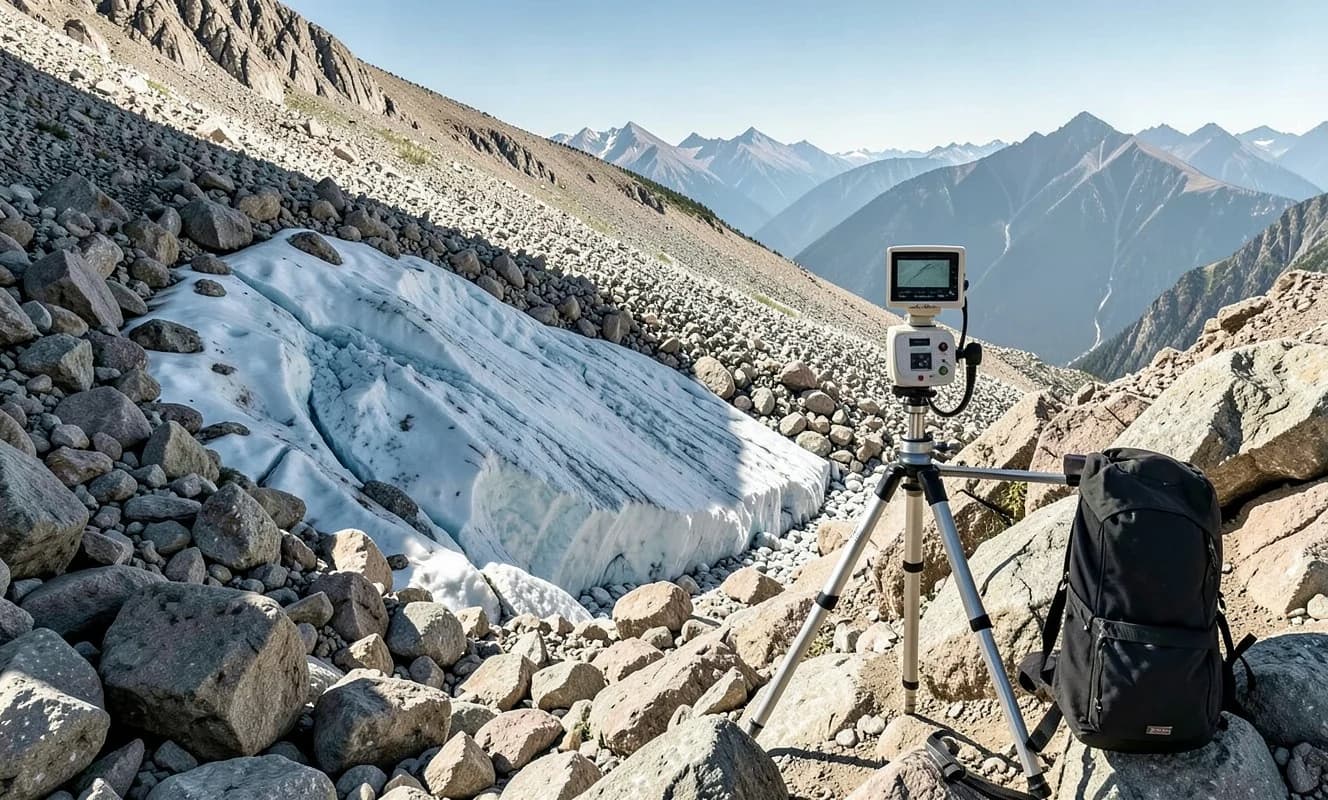 Yerçekimi ölçümüyle Utah'daki gizli buzullerin hacmi belirlendi