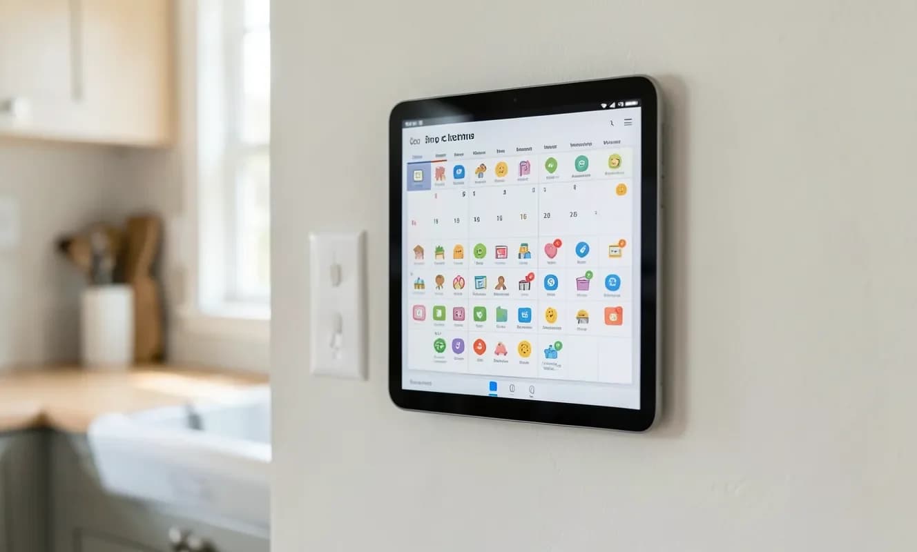 Linkdazeのスマートカレンダー タブレット、家族の組織化を一つの画面に